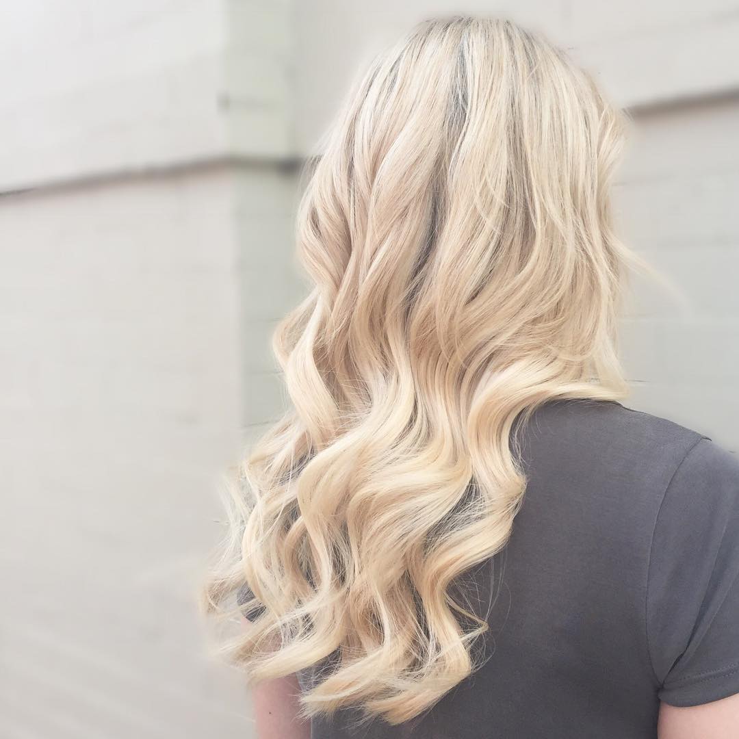 long blonde hairstyle