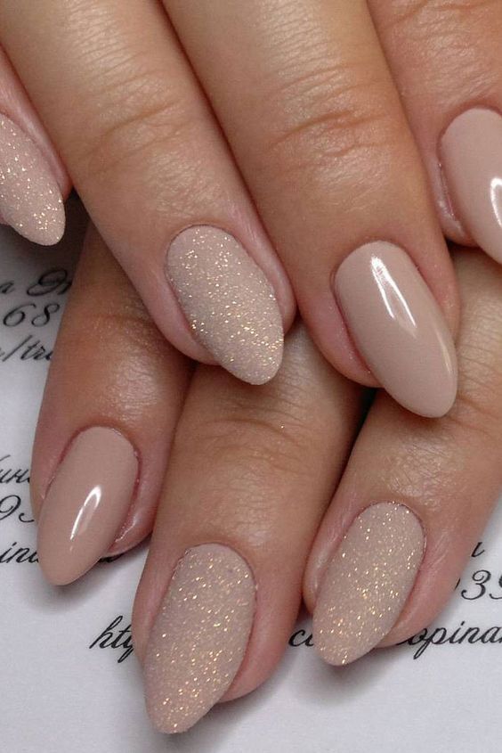 soft and beautiful Bridal Nail Design for girl