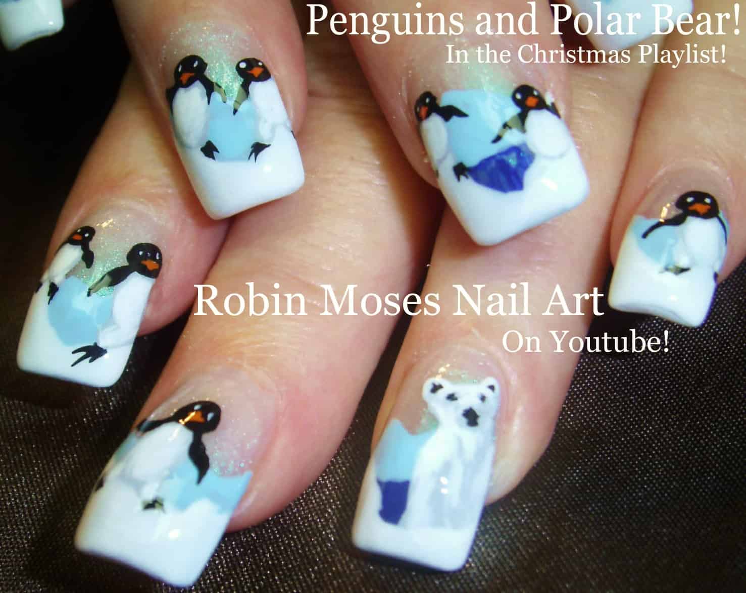Penguin and polar bear nails