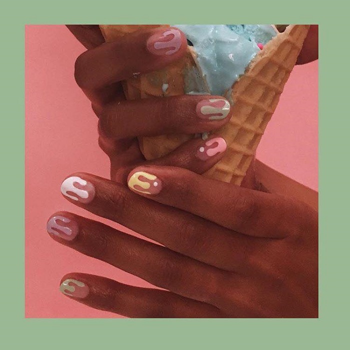 Cute Summer Nail Art to Swoon Over melting nails