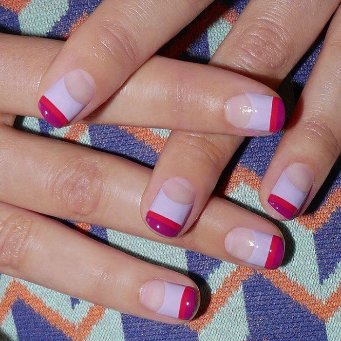 Cute Summer Nail Art to Swoon Over striped nails
