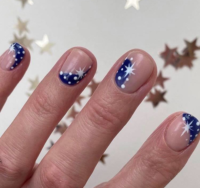 diy holiday nails