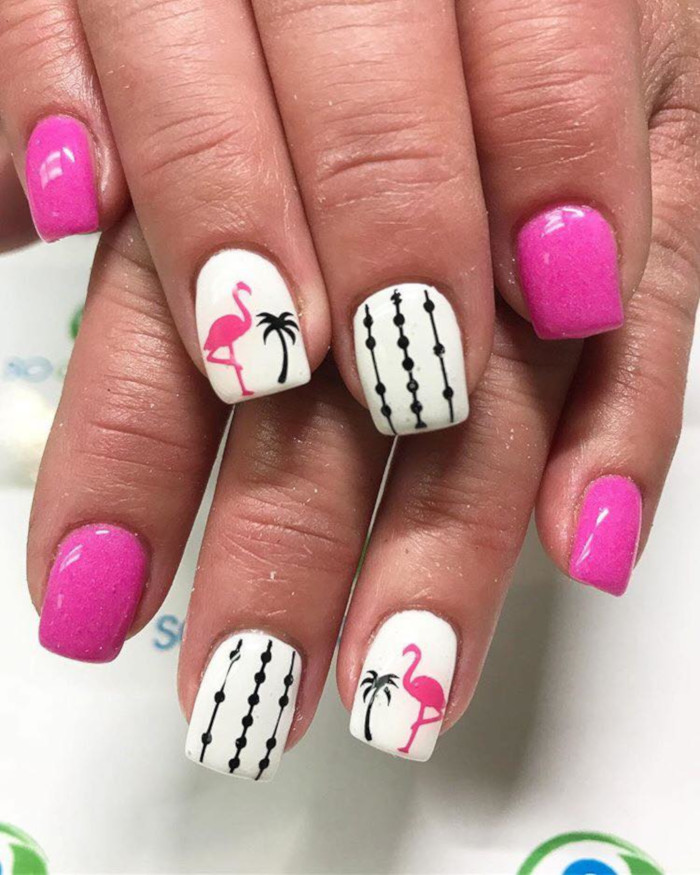 Fun Vacation Themed Nail Ideas