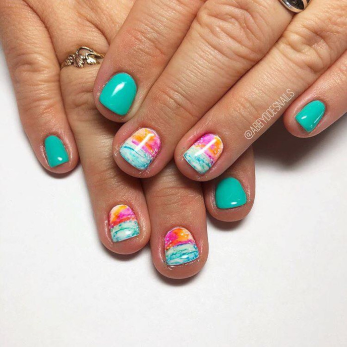 Fun Vacation Themed Nail Ideas