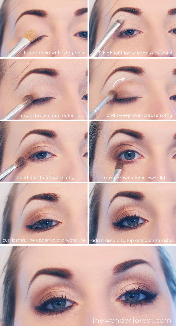 Everyday neutral smokey eye tutorial