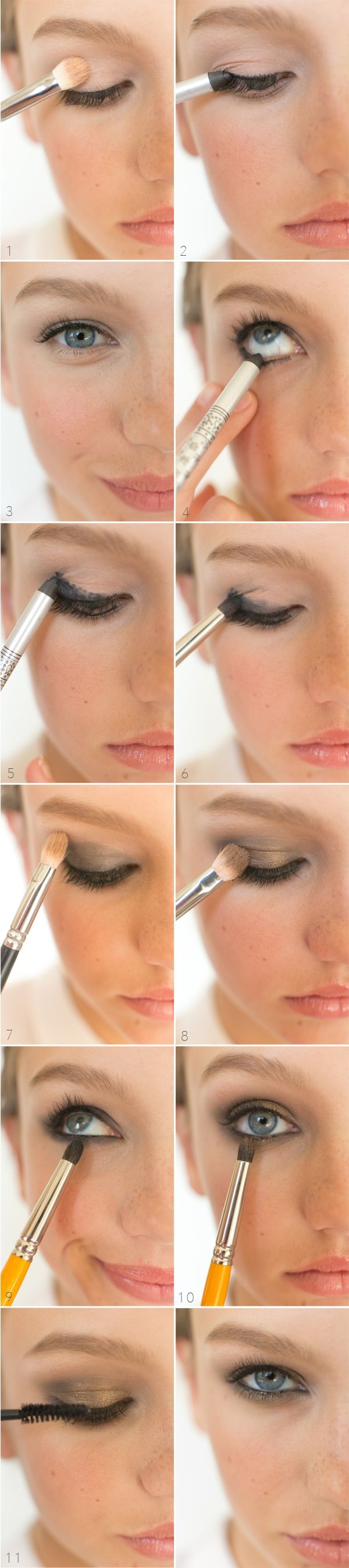 Natural smokey eye tutorial