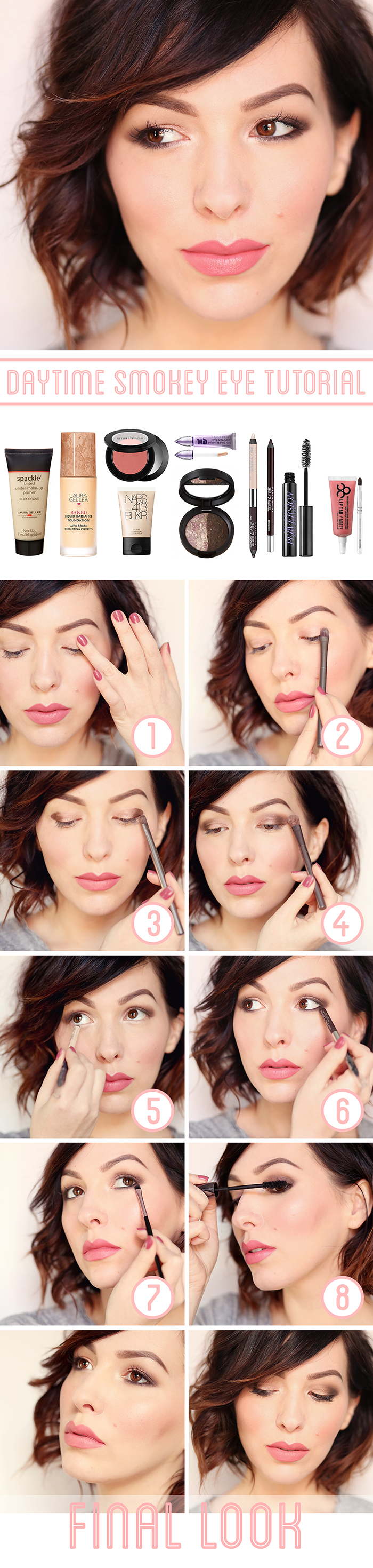 Daytime smokey eye tutorial