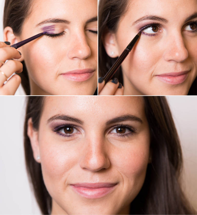 Purple smokey eye tutorial