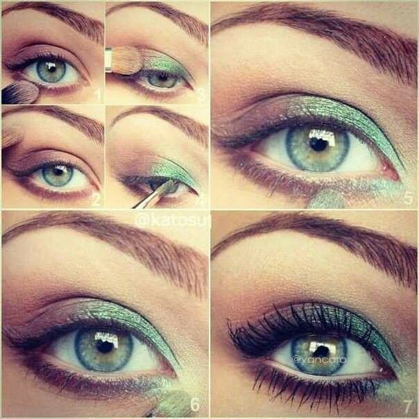 Makeup for Green Eyes - green eyes makeup tutorials