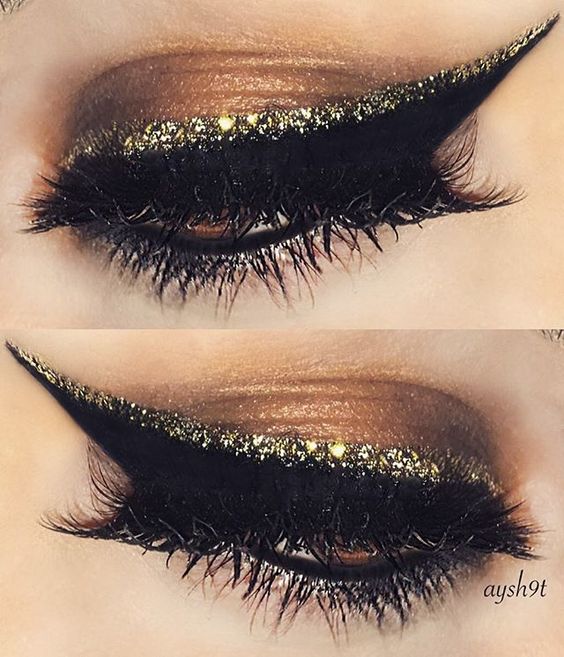 How to Wear Liquid Glitter Eyeliner