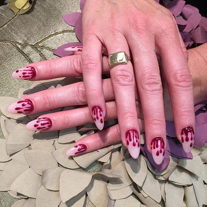 Insane-Halloween-Nail-Art-That-Will-Make-You-Swoon-blood nails