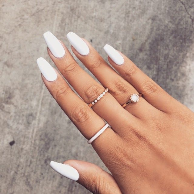 White manicure idea