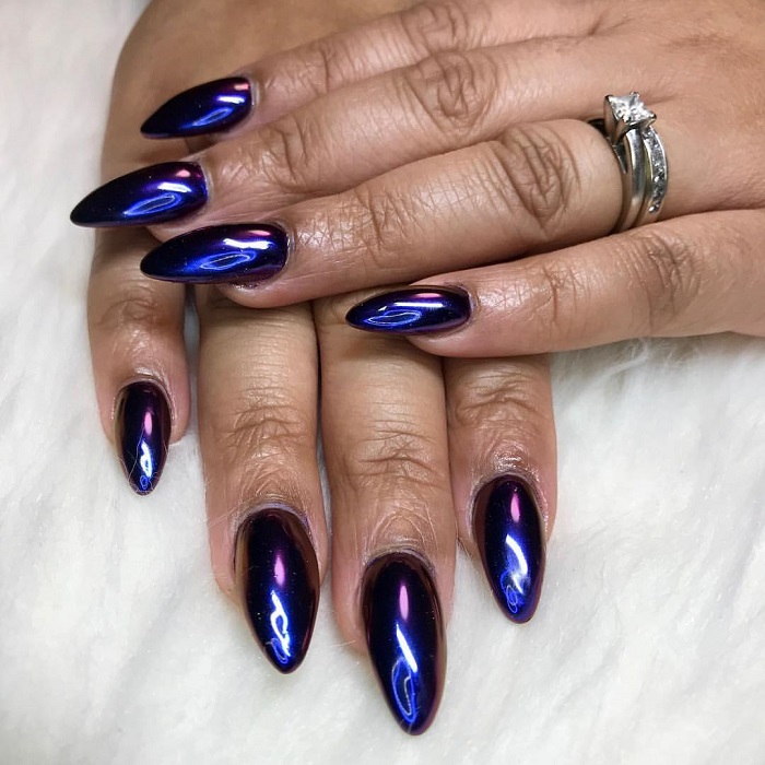 Metallic-Nail-Art-To-Shine-All-The-Way-purple