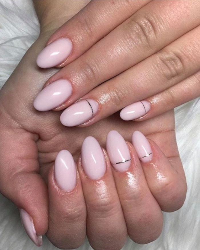 milky nails trend