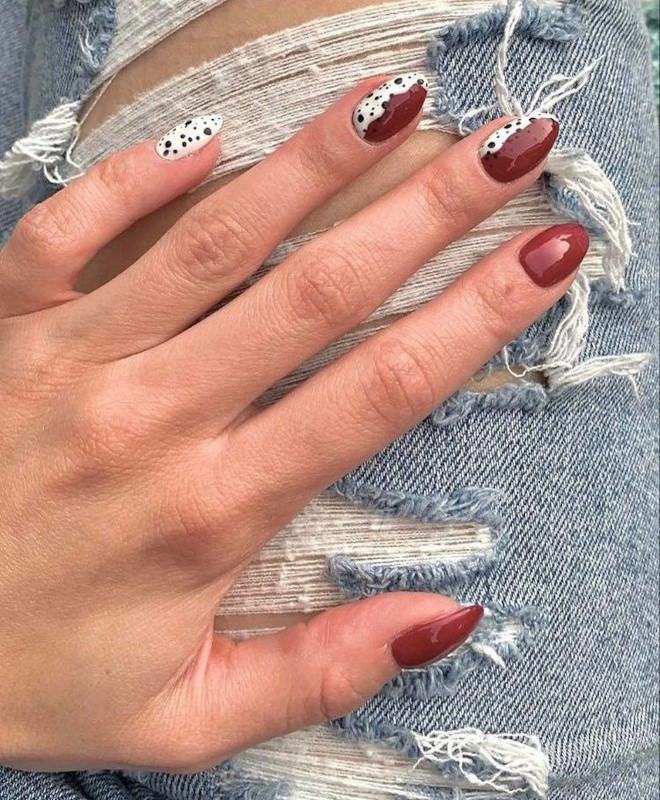 minimalist nail designs for fall