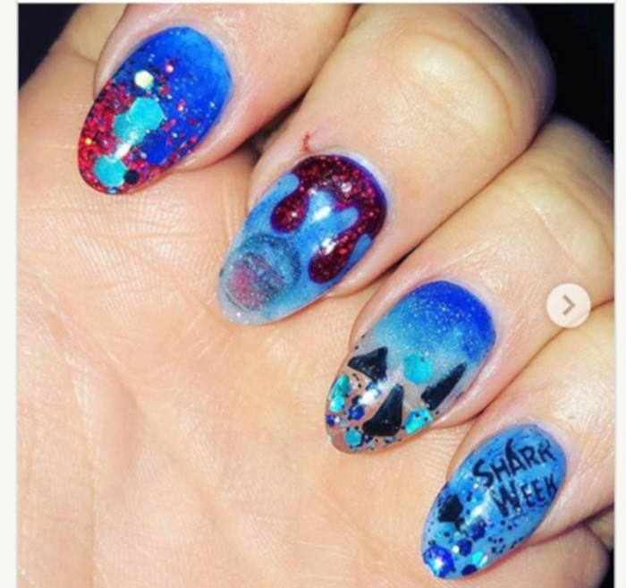 Shark Week Nail Art is A Trend We Never Saw Coming