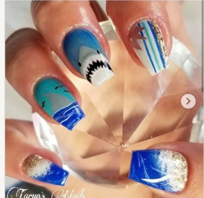 Shark Week Nail Art is A Trend We Never Saw Coming