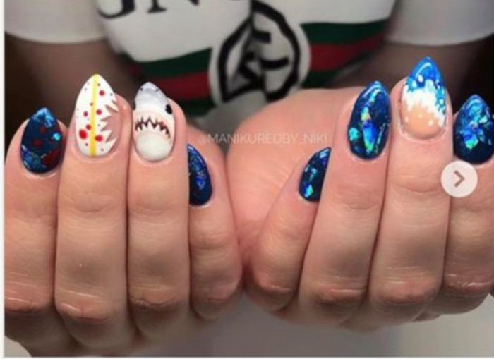 Shark Week Nail Art is A Trend We Never Saw Coming