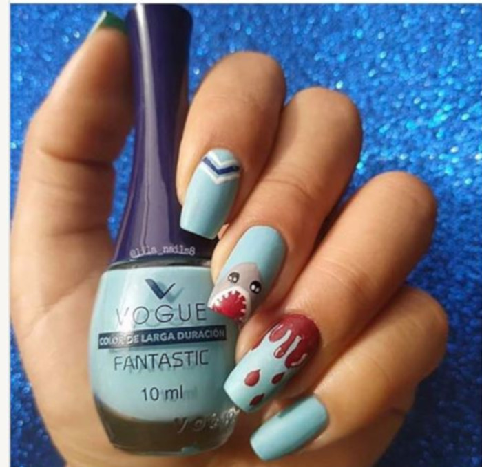 Shark Week Nail Art is A Trend We Never Saw Coming