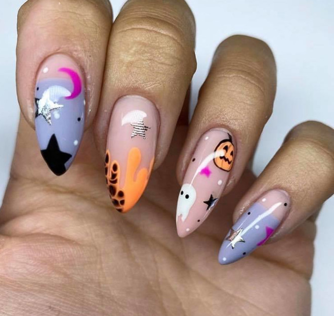 spook-tacular halloween nail designs