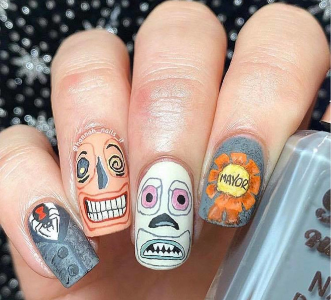 spook-tacular halloween nail designs