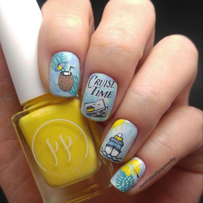 Summer Mood Tropical Nail Designs summer nails