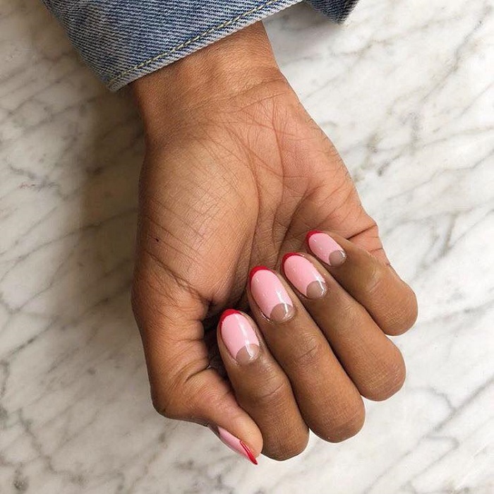 The-Biggest-Fall-2018-Nail-Trends-half moon nails