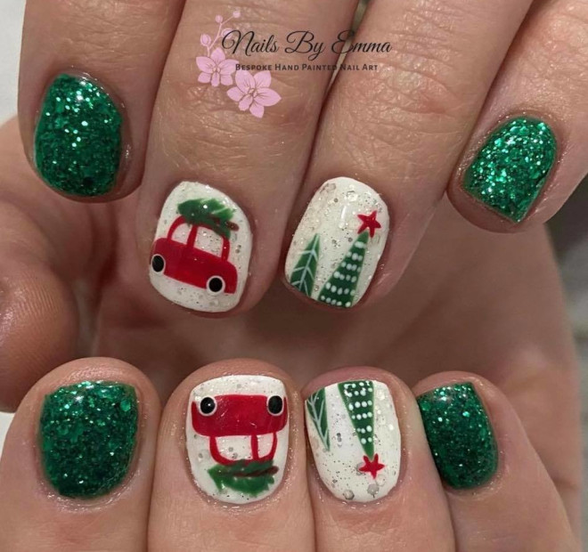 christmas nails