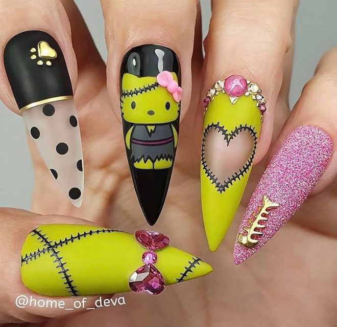 halloween nail designs