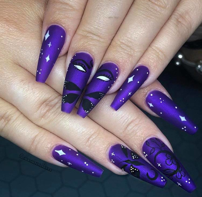 halloween nail designs