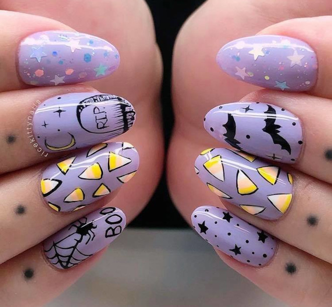 halloween nail designs