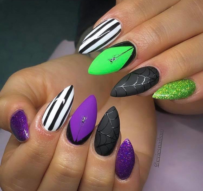 halloween nail designs