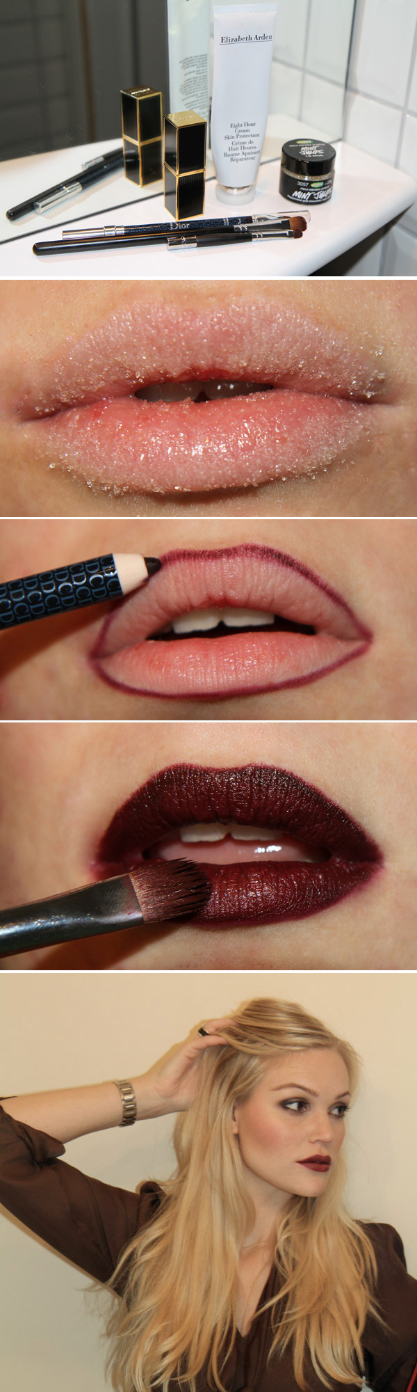 Bold Dark Lip Tutorial