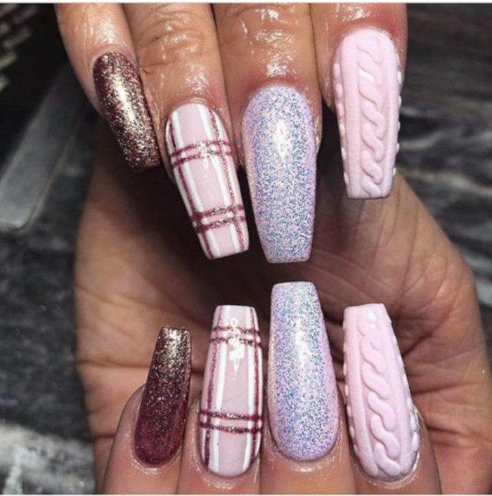 textured nails