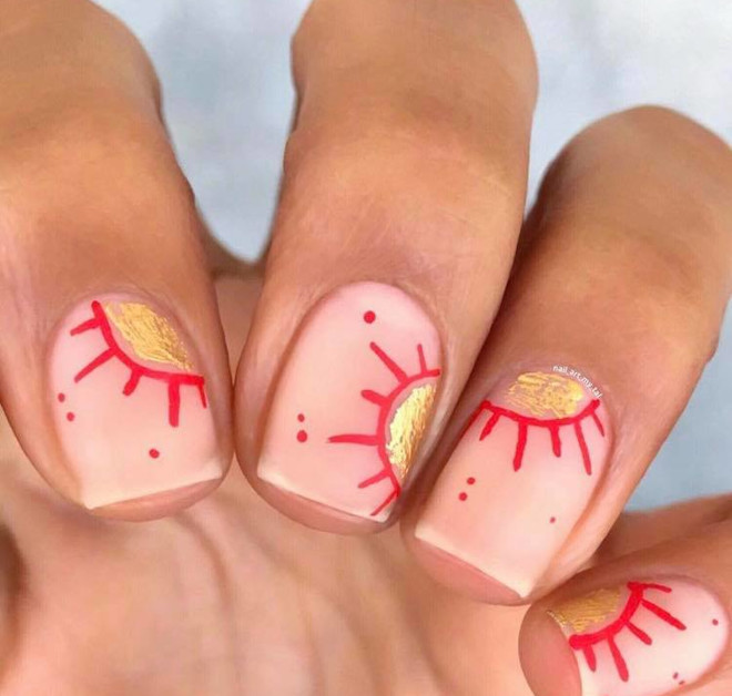 short nail designs for summer