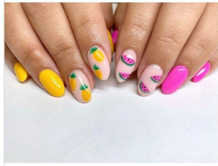 Watermelon Nail Art Is The Hottest Summer Trend
